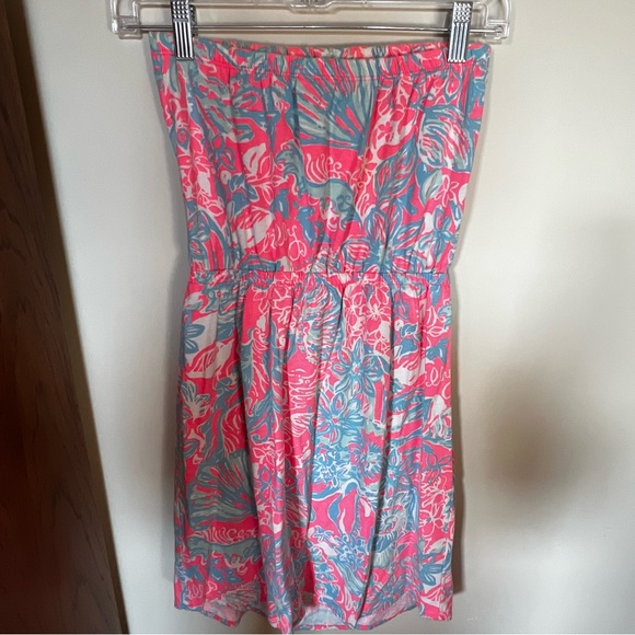 Lilly Pulitzer siren Windsor strapless dress XS - Picture 3 of 8